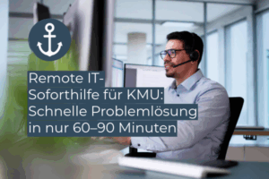 Remote IT-Soforthilfe für KMU: Schnelle Problemlösung in 60–90 Minuten